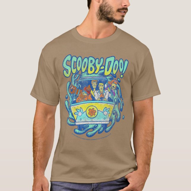 ScoobyDoo Mystery Machine Portal Group Shot Small  T-Shirt (Front)