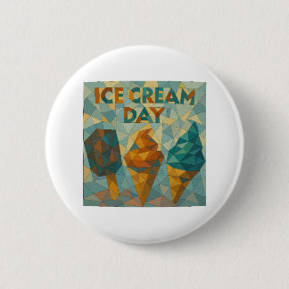 Scoop Into Joy – It’s Ice Cream Day! 6 Cm Round Badge