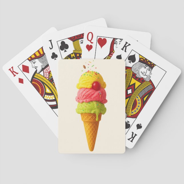 Scoop of Fun – Custom Ice Cream Playing Cards (Back)