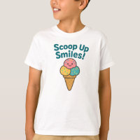 Scoop Up Smiles Fun Colorful Ice Cream Graphic
