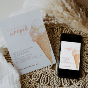 Scooped Up Bridal Shower Invitation