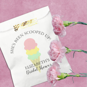 Scooped Up Ice Cream Bridal Shower Favour Bags