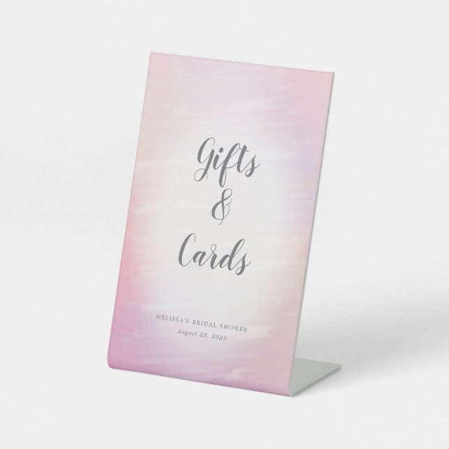 Scooped Up Ice Cream Theme Gifts and Cards Pedestal Sign (Front)