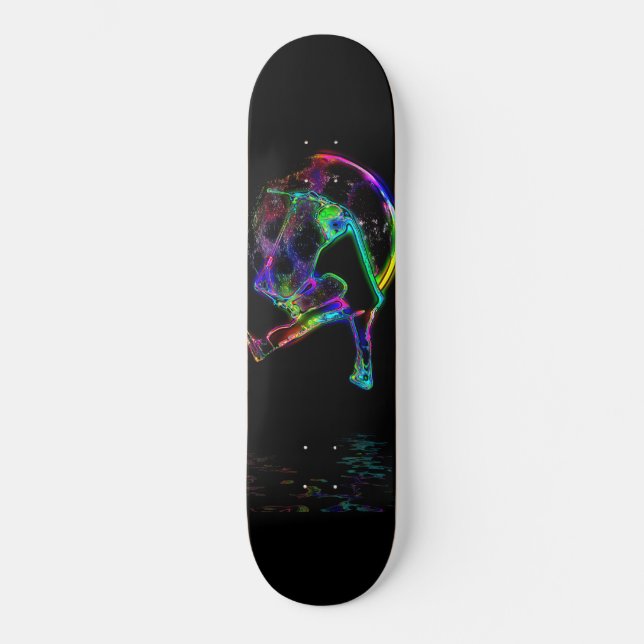 Scoot the Moon - Scooter Champ Skateboard (Front)