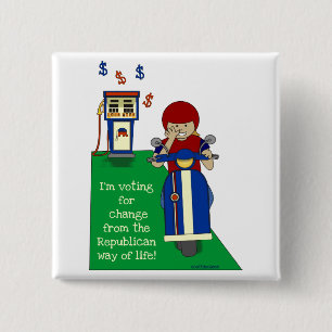 Scoot To vote 15 Cm Square Badge