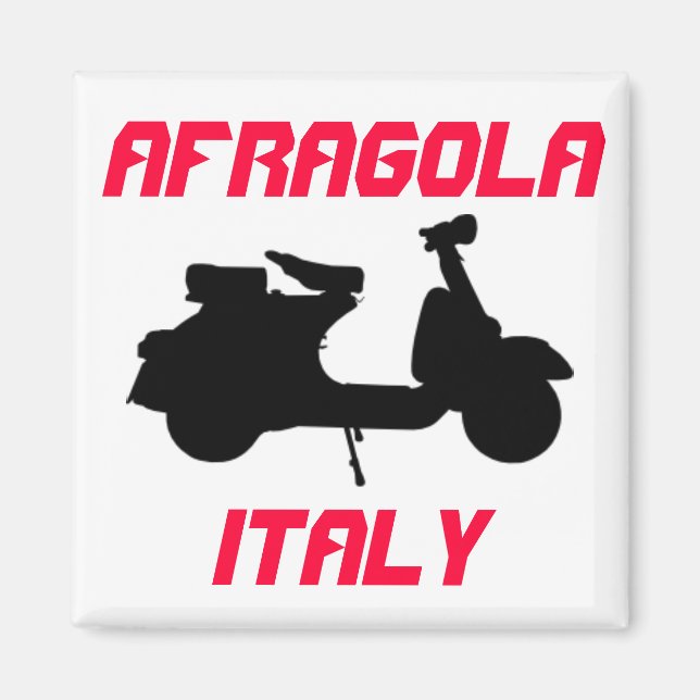 Scooter, Afragola, Italy Magnet (Front)