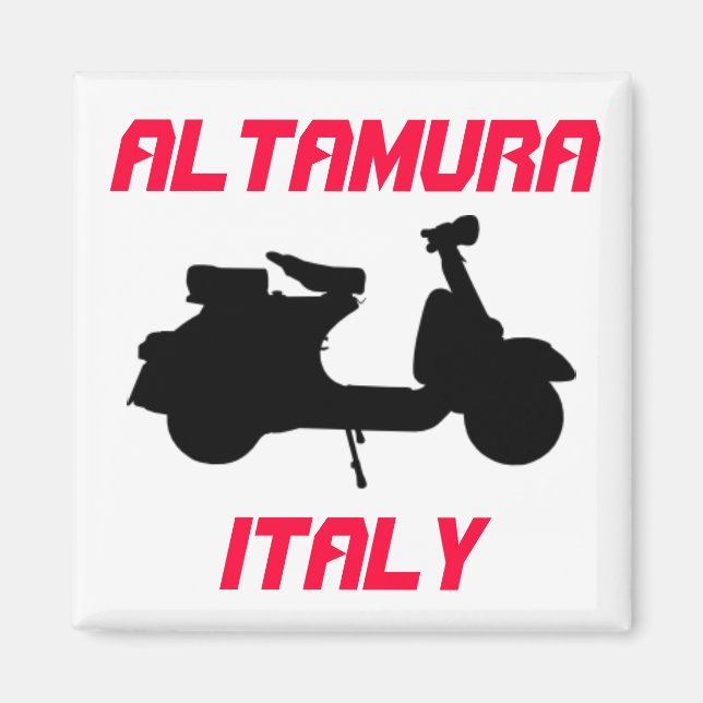 Scooter, Altamura, Italy Magnet (Front)
