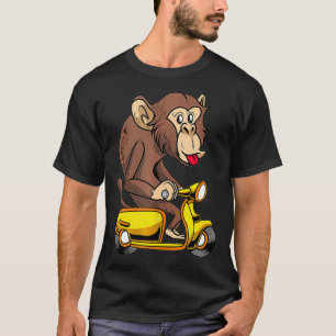 Scooter Bike Motorbike Scoot Moped Monkey Scooter T-Shirt