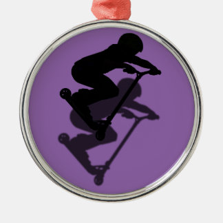 Scooter Boy - Stunt Scooter 5 Metal Tree Decoration