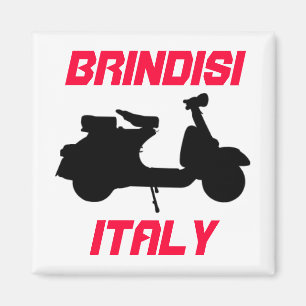 Scooter, Brindisi, Italy Magnet