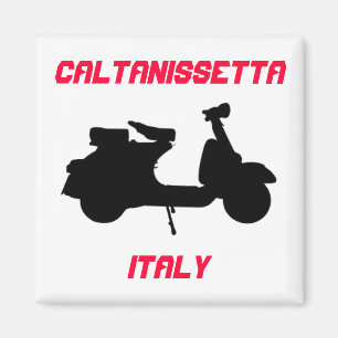 Scooter, Caltanissetta, Italy Magnet