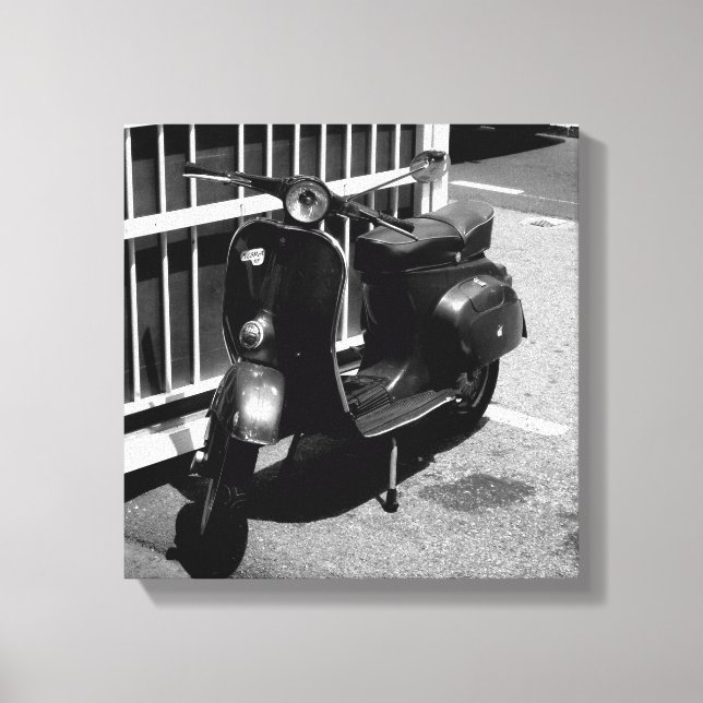 Scooter Canvas Print (Front)
