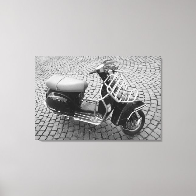 Scooter Canvas Print (Front)