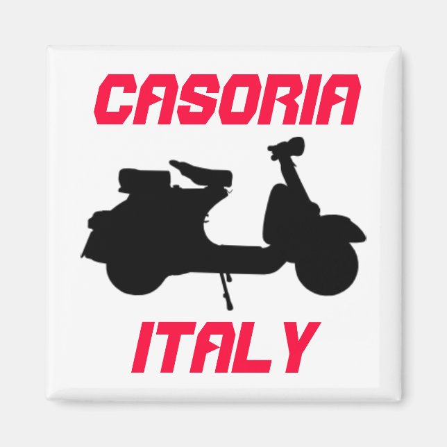 Scooter, Casoria, Italy Magnet (Front)