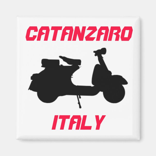 Scooter, Catanzaro, Italy Magnet (Front)