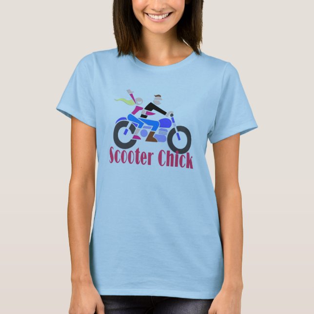 Scooter Chick Two T-Shirt (Front)