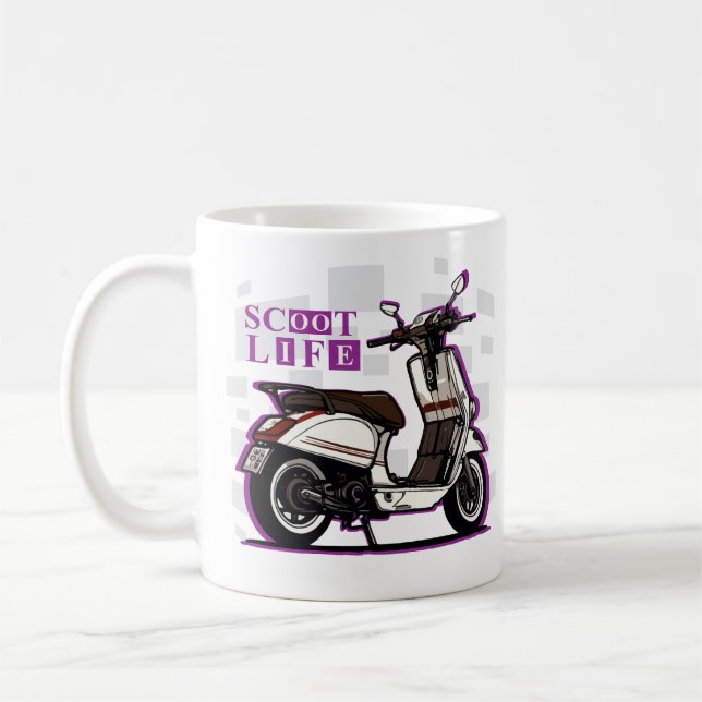 Scooter Coffee Mug (Left)