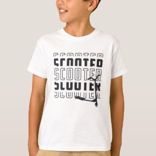 Scooter Driver E-Scooter Escooter Vintage Retro T-Shirt