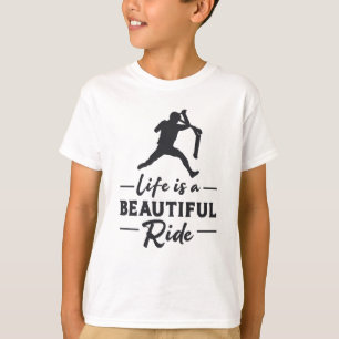 Scooter Driver Life Is A Beautiful Ride Retro T-Shirt