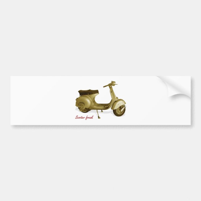 Scooter fans bumper sticker (Front)