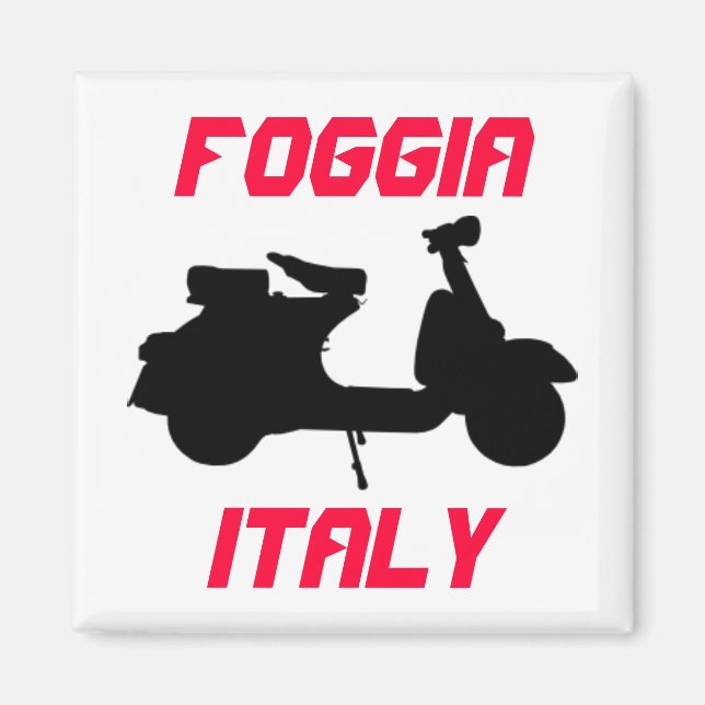 Scooter, Foggia, Italy Magnet (Front)