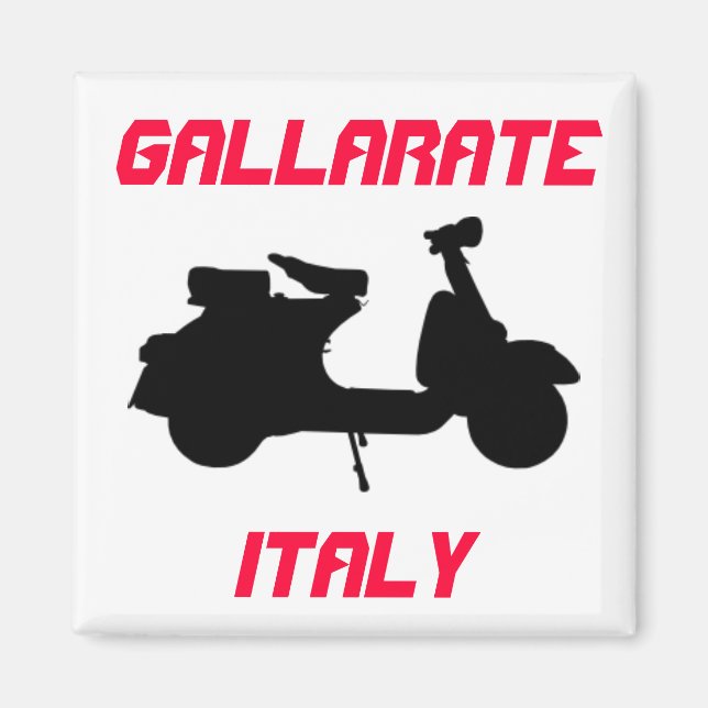 Scooter, Gallarate, Italy Magnet (Front)