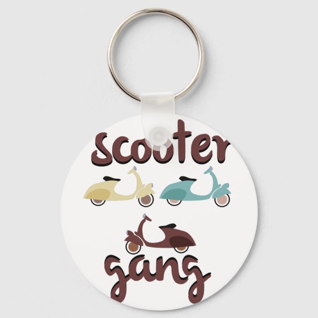 Scooter Gang Key Ring (Front)