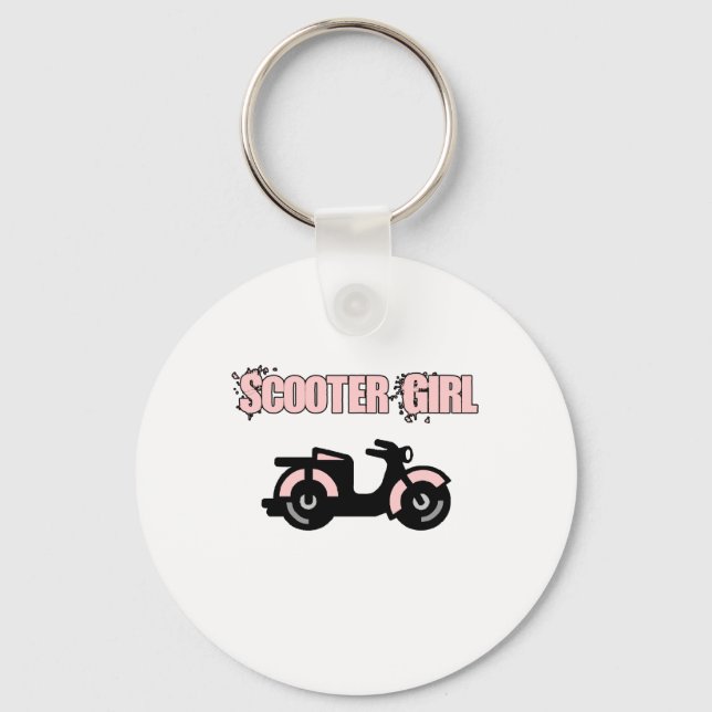 Scooter Girl Key Ring (Front)