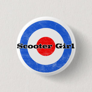 Scooter Girl Pin