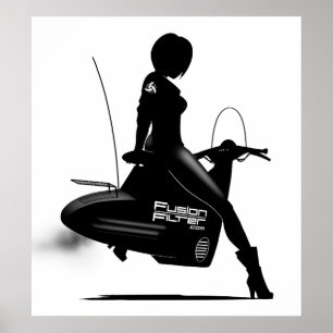Scooter Girl Poster