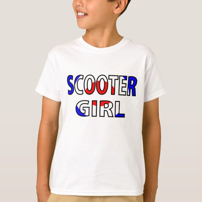 Scooter Girl RWB T-Shirt (Front)