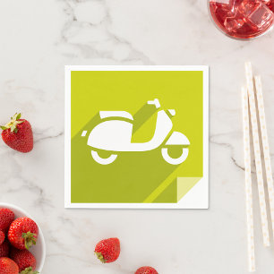 Scooter Icon Napkins