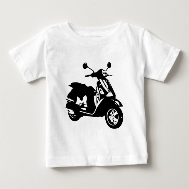 Scooter Image Baby T-Shirt (Front)