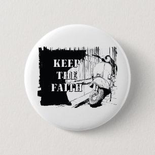 Scooter Keep the Faith 6 Cm Round Badge