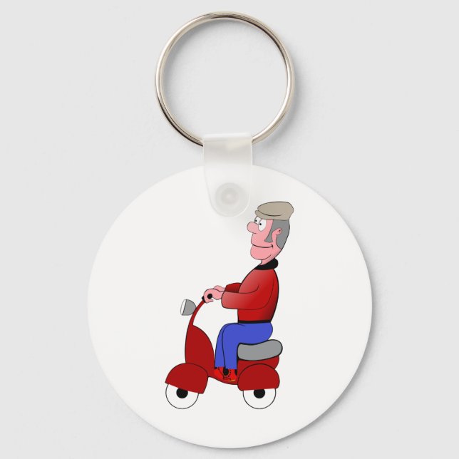 Scooter Key Ring (Front)