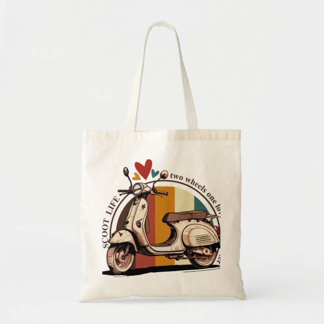 Scooter Life Tote Bag (Front)
