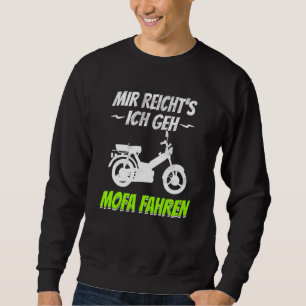 Scooter Moped Moped Driver Mokick Bike Scooter Sweatshirt