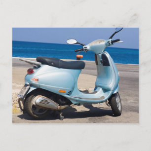 Scooter On The Beach Ephesus, Turkey Postcard