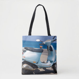 Scooter On The Beach   Ephesus, Turkey Tote Bag