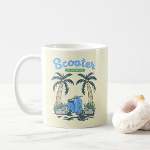 Scooter on Vacation Coffee Mug