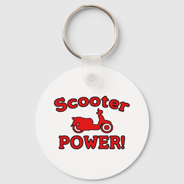 Scooter POWER! Key Ring (Front)
