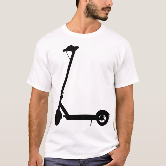 Scooter Riding Fun Leisure Electric Scooter Bike T-Shirt (Front)