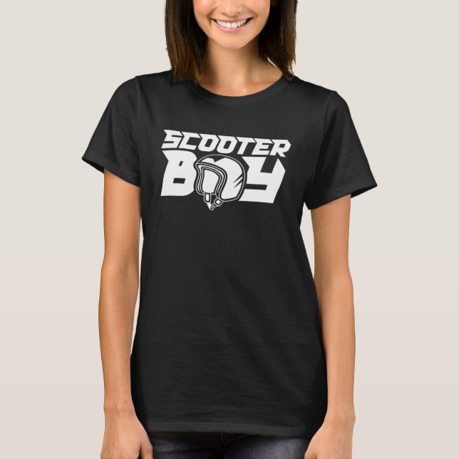 Scooter Saying Moped Driving Driver T-Shirt (Front)