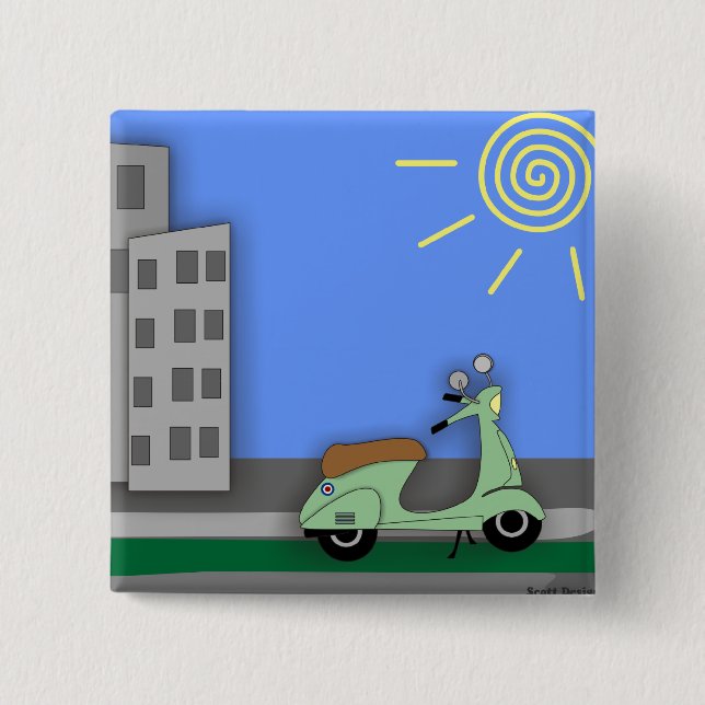 Scooter-scape Badge (Front)