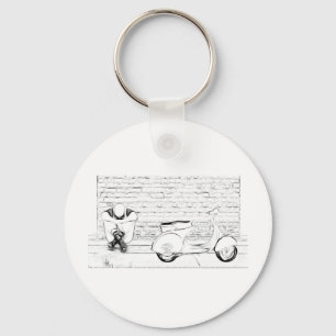 Scooter Skin Key Ring