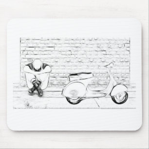 Scooter Skin Mouse Pad