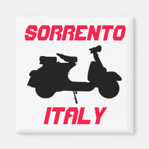 Scooter, Sorrento, Italy Magnet