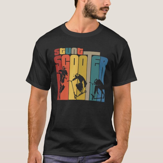 Scooter Stunt Scooter T-Shirt (Front)