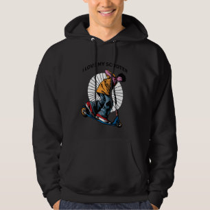 Scooter Stunt Stunts Kick Scooter Gift Hoodie