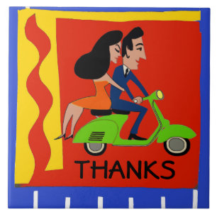 Scooter, Thanks, edit text, add name Tile